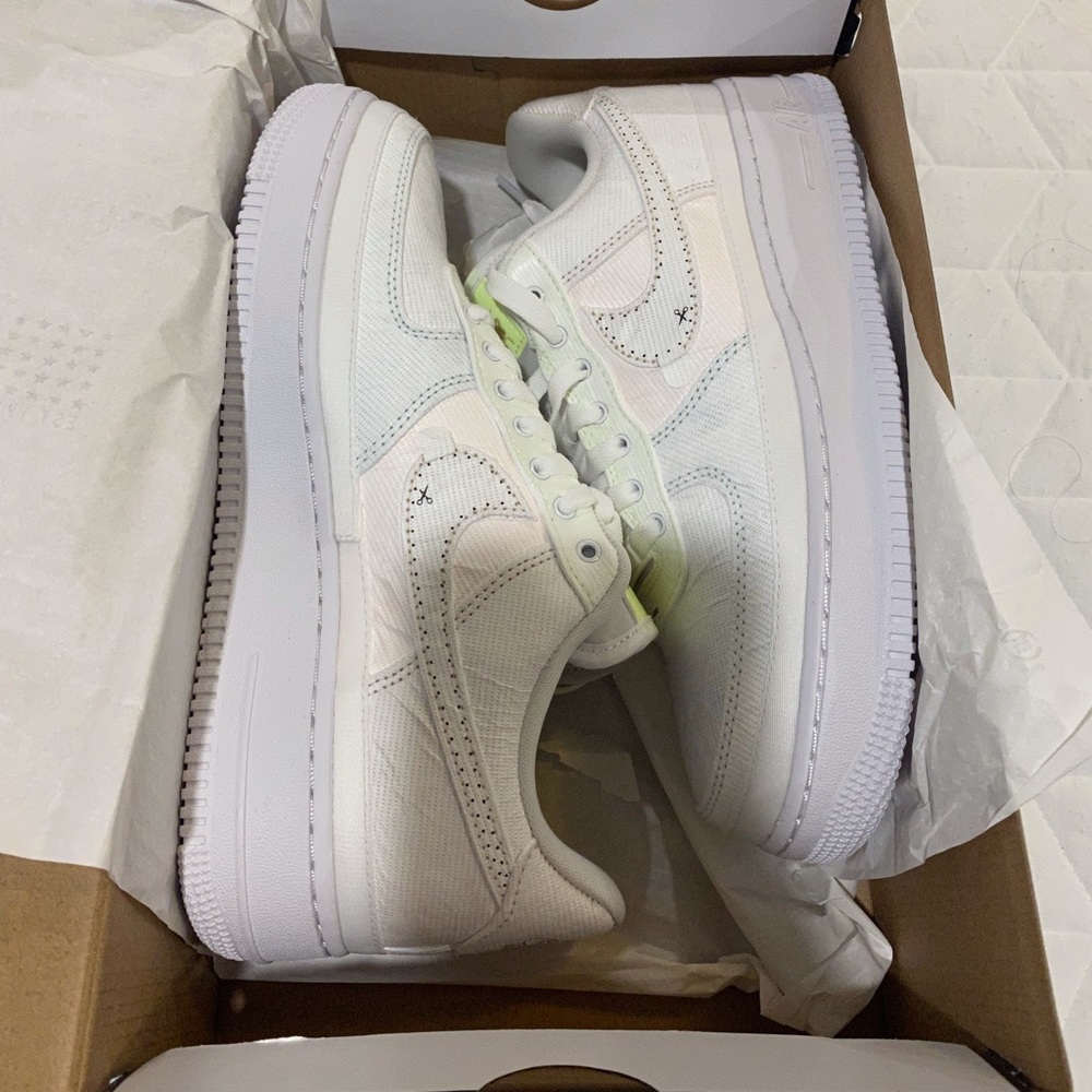 Nike Air Force 1 LX Tear Away Red Swoosh